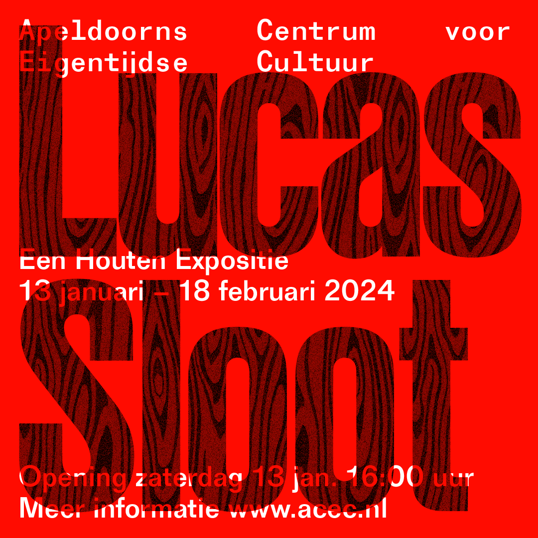 Poster Een Houten Expositie