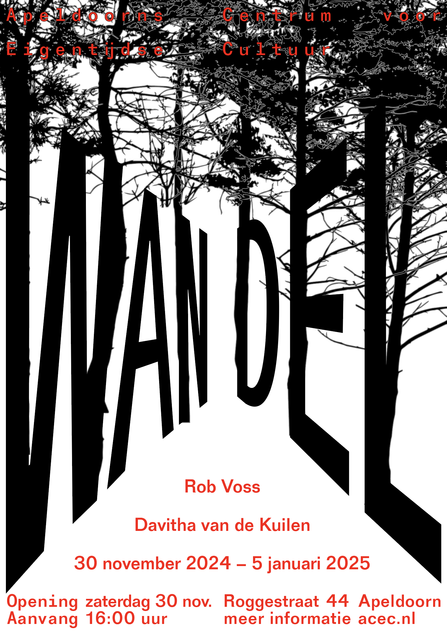 Poster WANDEL - Rob Voss & Davitha van de Kuilen